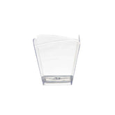 3.1 Oz. | Clear Curved Squares | 576 Count - Yom Tov Settings